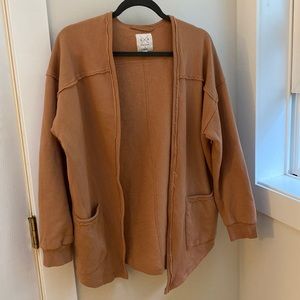 Enzo Cardigan Gentle Fawn Heather Camel Medium